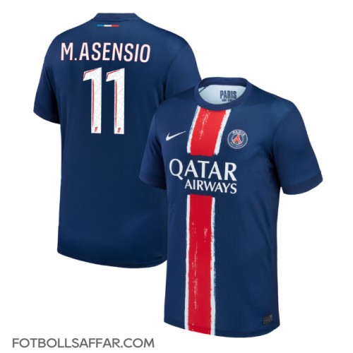 Paris Saint-Germain Marco Asensio #11 Hemmatröja 2024-25 Kortärmad